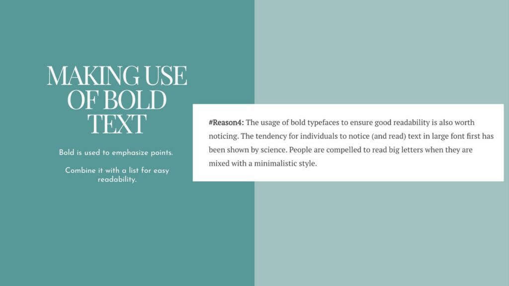 Blog formatting tips - Make correct use of bold text